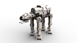 Space Force Lunar Walker (AT-AT inspired vehicle)