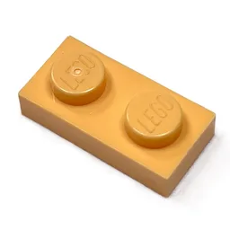 Plate 1 x 2 / Warm Yellowish Orange