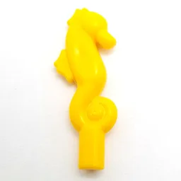 Animal, Sea Life Set, Seahorse with Bar / Bright Light Orange