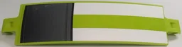 Technic, Panel Curved 3 x 13 with Dark Bluish Gray Rear Window with Black Frame and White Stripes Pattern (Sticker) - Set 42138