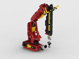 Large Palfinger foldable crane