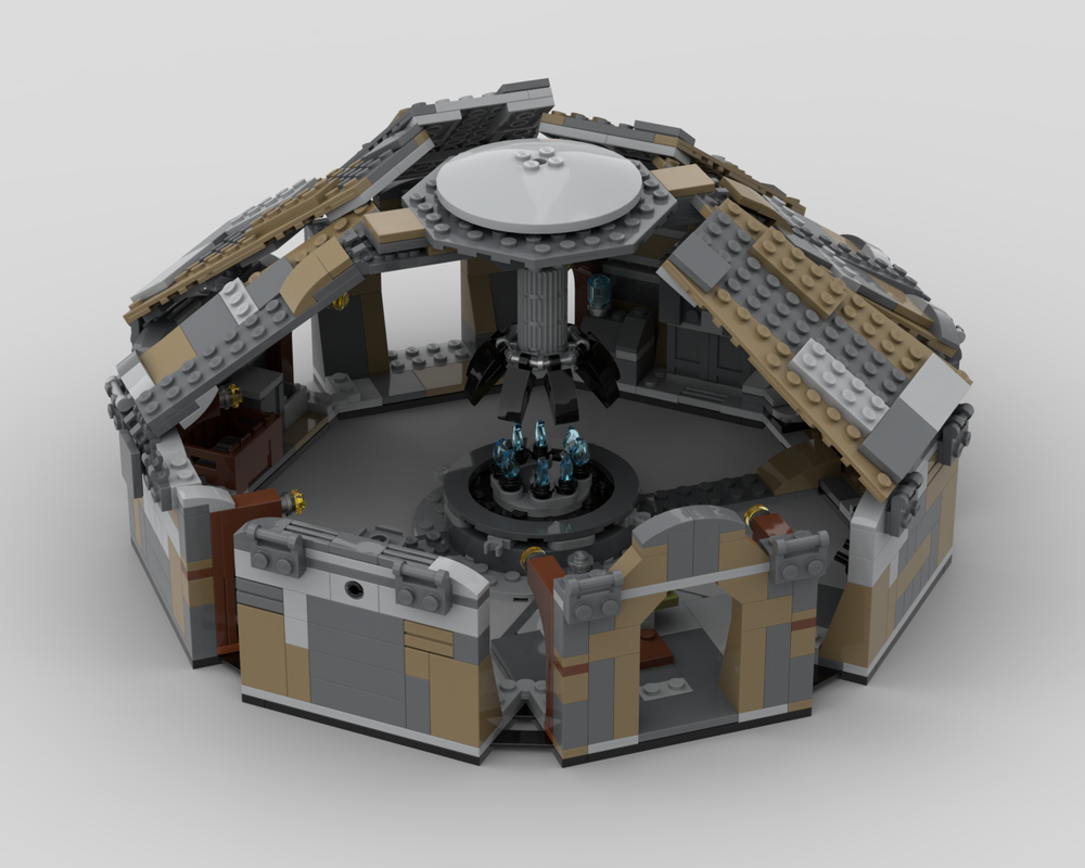 Lego The Mandalorian Armorer's Forge MOC - Modification of Set 75319 The Armorer's Forge