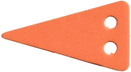 Foam Part for Set 3151 - Scala Flag Triangular with 2 Holes / Orange