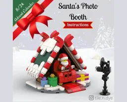 Santa's Photo Booth - LEGO CHRISTMAS MOC