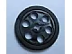 Technic Wedge Belt Wheel (Pulley) with Black Technic Wedge Belt Wheel Tire (4185 / 2815) / Black