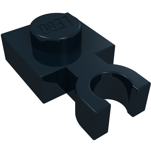 Lego Plate Special 1 x 1 with Clip Vertical [Thin U Clip]