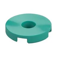 Tile Special Round 2 x 2 with Hole / Dark Turquoise