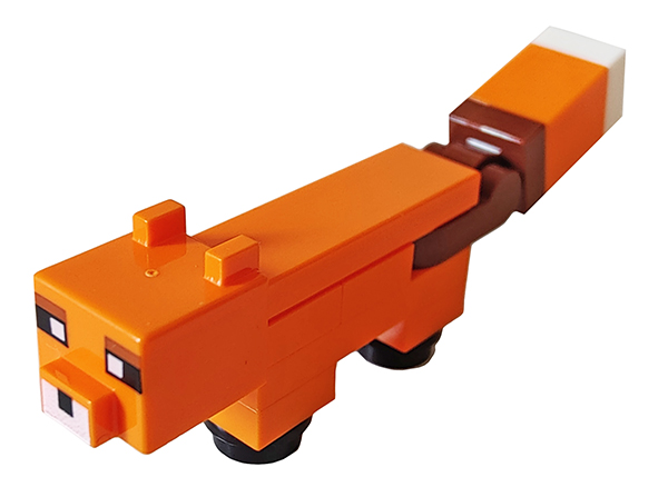 Lego Minecraft Fox - Brick Built