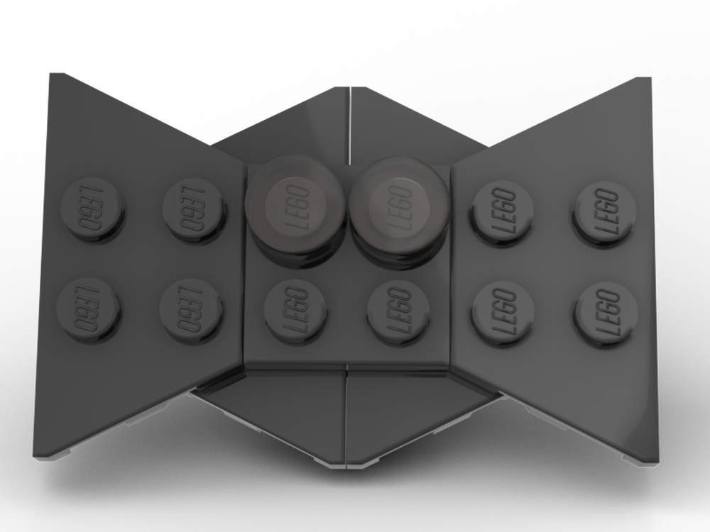 Lego Bat badge/desk frame