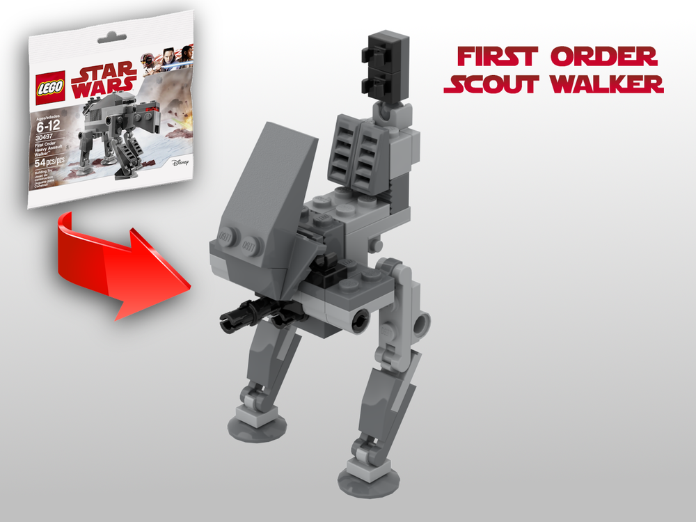 Lego First Order AT-RT - 30497 Alternate Build