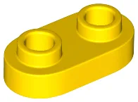 Plate Special 1 x 2 Rounded with 2 Open Studs