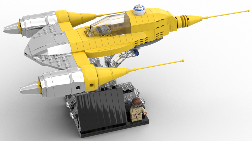 Lego UCS Naboo Starfighter: Updated and with Stand