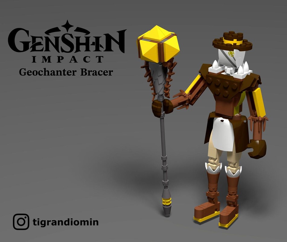 Lego Geochanter Bracer from Genshin Impact