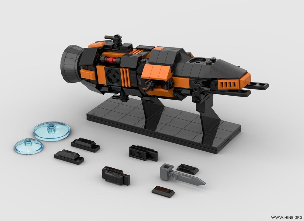 Lego Rocinante Minibuild, from The Expanse