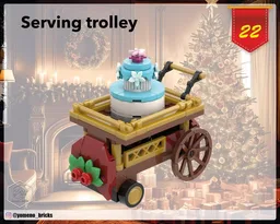 Serving trolley - Advent calendar 2024 - 22