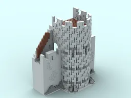D-shaped Wall Tower