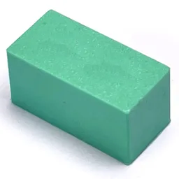 Modulex Tile 1 x 2 without Internal Support / Modulex Aqua Green