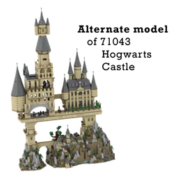 Lemmy's Castle - Alternate model of 71043 - Hogwart's Castle
