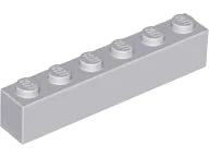 Brick 1 x 6 / Light Bluish Gray