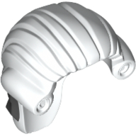 Lego Hair Long Tied Back with Black Ribbon Print (Bluecoat Admiral) / White