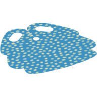 Lego Hipwear Skirt, Rounded Pleats with Iridescent Dots (Sequins) Pattern / Dark Azure