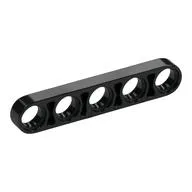 Technic Beam 1 x 5 Thin / Black