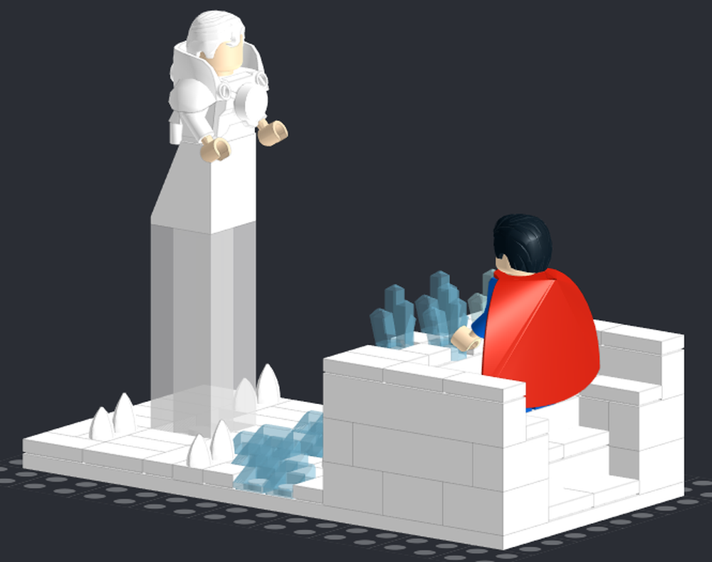 Lego Fortress of Solitude - Crystal Room