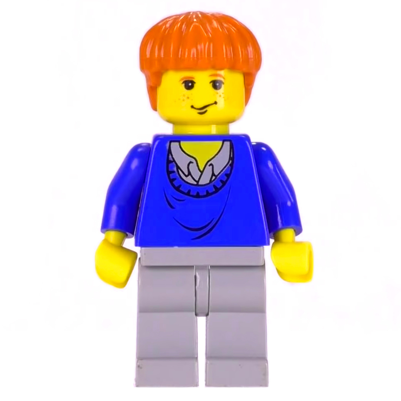 Lego Ron Weasley, Yellow Skin, Blue Sweater