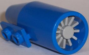 Lego Engine, Smooth Large, 1 x 2 Thin Top Plate with Light Gray Center (4868a / 4869)