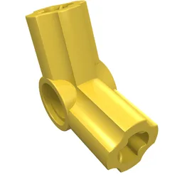 Technic Axle and Pin Connector Angled #5 - 112.5° / Yellow