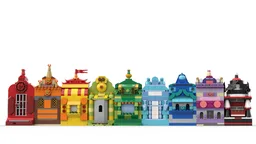 11020 Rainbow houses
