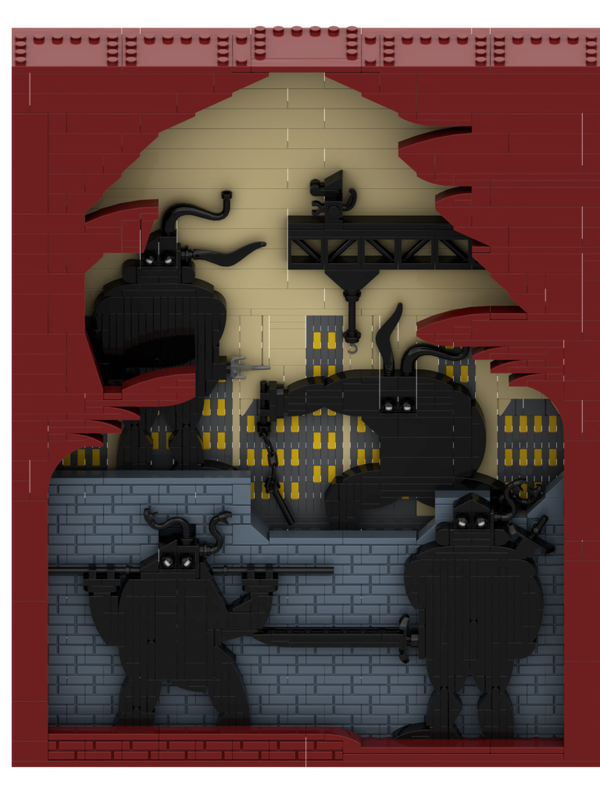 Lego TMNT silhouette