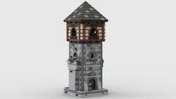 Mini-Medieval-Modulars 48 - "Tower with roof"