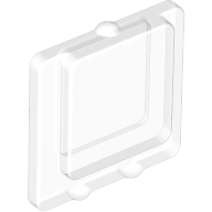 Lego Glass for Window 1 x 2 x 2 Plane / Trans-Clear
