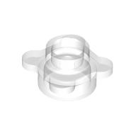 Lego Plant, Flower, Plate Round 1 x 1 with 4 Petals / Trans-Clear
