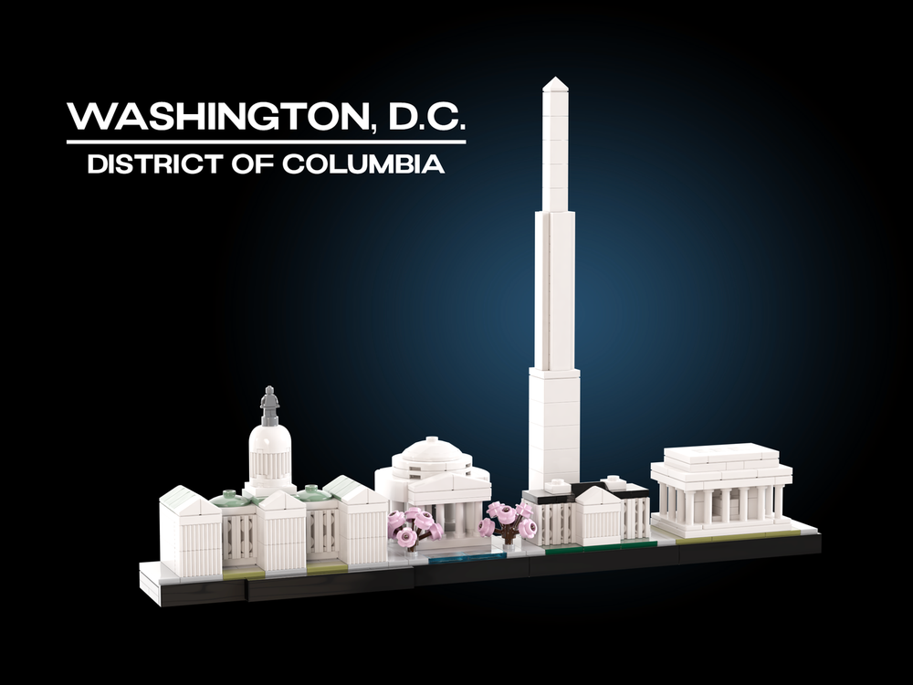 Lego Washington, D.C. Skyline