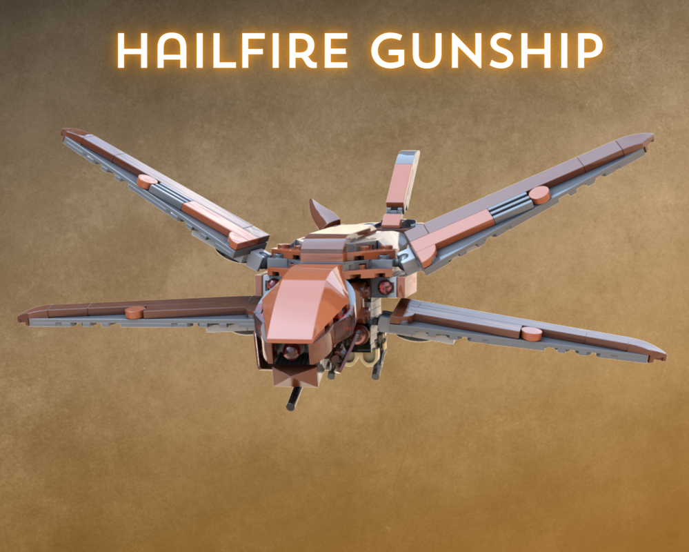 Lego Hailfire Gunship