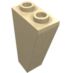 Brick Sloped Inverted 75° 2 x 1 x 3 / Tan
