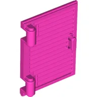 Window 1 x 2 x 3 Shutter with Hinges and Handle / Dark Pink
