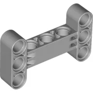 Technic Beam 3 x 5 Thick [90° Offset Centre Beam Holes] / Light Bluish Gray