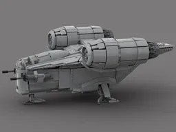 Enhanced The Razor Crest 75292 Mandalorian Starship