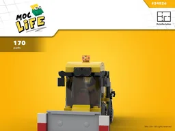 Trackless MT7 sidewalk snowplow