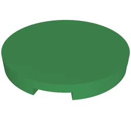 Tile Round 3 x 3 / Green