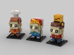 Snap, Crackle and Pop Brickheadz (Rice Krispies)