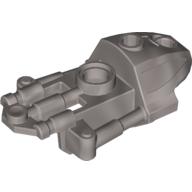 Lego Large Figure Limb Cover (Toa Inika) / Pearl Light Gray