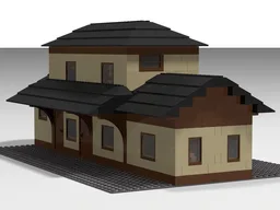 Wood framed station