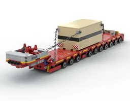 10 Axles Semi Low Loader Trailer