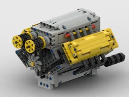 Crossplane V8 with natural Aspiration & removable Covers