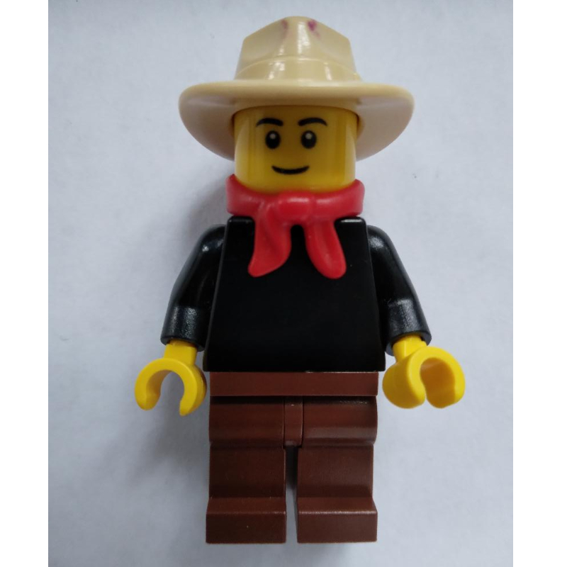 Lego Gold Prospector, Man, Black Eyebrows