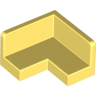 Lego Panel 2 x 2 x 1 Corner / Bright Light Yellow